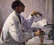 Nesterov Nikolai Stepanovich The Surgeon Doc. France oil painting artist